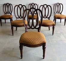 Load image into Gallery viewer, Thomasville Ernest Hemingway Collection 9-piece dining set. Designed with classic European influences and the relaxed sophistication that defines the Ernest Hemingway Collection, this complete dining suite features a beautifully figured mahogany extension table paired with six sculptural loop-back side chairs and two generously proportioned host armchairs. Good Bones Furniture
