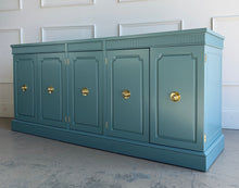 Load image into Gallery viewer, Vintage Stanley Credenza in Aegean Teal