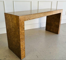 Load image into Gallery viewer, Burlwood Console Table