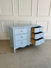 Load image into Gallery viewer, French Provincial 6 Drawer Dresser in Custom Blue
