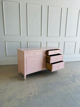 Load image into Gallery viewer, Drexel 6 Drawer Dresser in Custom Pink
