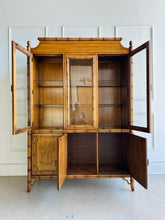Load image into Gallery viewer, Dixie Faux Bamboo China Cabinet
