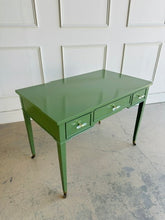 Load image into Gallery viewer, Vintage Writing Desk in Custom Green
