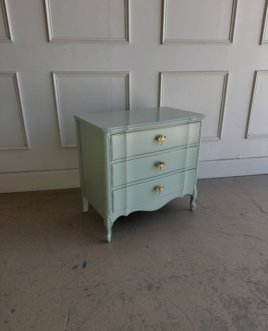 Vintage Dixie 3 Drawer Chest Prescott Green
