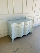 Load image into Gallery viewer, Vintage 8 drawer Serpentine Dresser in Smoke
