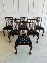 Load image into Gallery viewer, Ethan Allen Chippendale Dining Chairs
