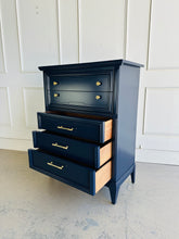 Load image into Gallery viewer, Dixie Vintage Mid Century Chest in Naval
