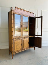 Load image into Gallery viewer, Dixie Faux Bamboo China Cabinet
