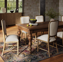 Load image into Gallery viewer, Laurna Upholstered Back Teak Dining Chair
