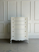 Load image into Gallery viewer, Vintage Drexel French Provincial Chest in Custom White

