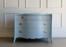 Load image into Gallery viewer, Vintage Drexel 3 Drawer Bowfront Chest

