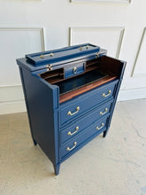 Load image into Gallery viewer, Vintage Chest Secretary in In the Navy

