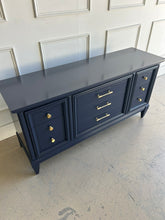 Load image into Gallery viewer, Dixie Vintage Mid Century Dresser in Naval
