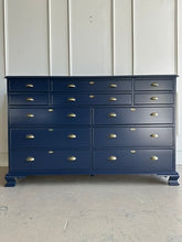 Load image into Gallery viewer, Craftique 12 Drawer Dresser in In The Navy
