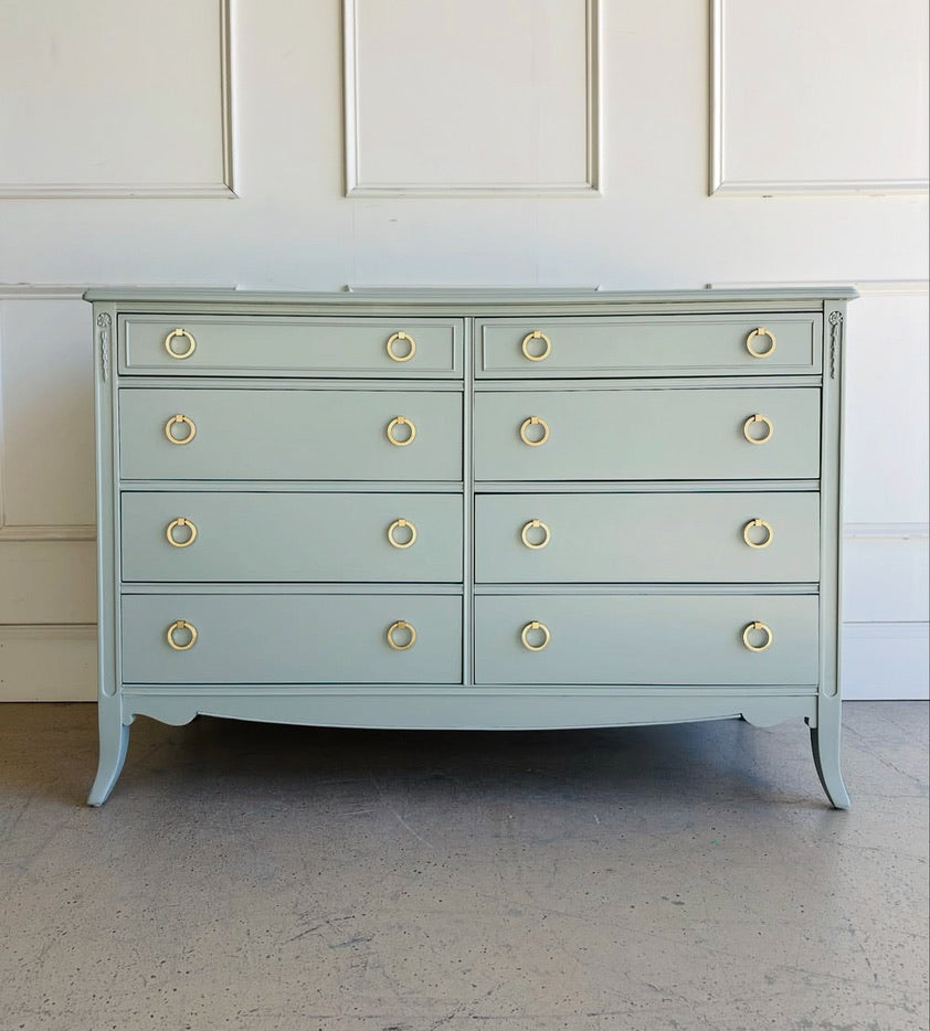 Vintage 8 Drawer Dresser in SW Unusual Gray