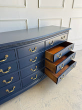 Load image into Gallery viewer, Henredon Heritage 12 Drawer Serpentine Dresser
