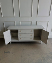 Load image into Gallery viewer, MCM Credenza by Bassett Furniture in Pale Oak
