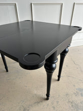 Load image into Gallery viewer, Folding Top Game Table in Satin Black

