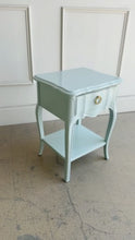 Load image into Gallery viewer, French Provincial Nightstand in Palladian Blue
