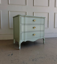 Load image into Gallery viewer, Vintage Dixie 3 Drawer Chest Prescott Green
