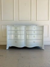 Load image into Gallery viewer, Vintage 8 drawer Serpentine Dresser in Smoke
