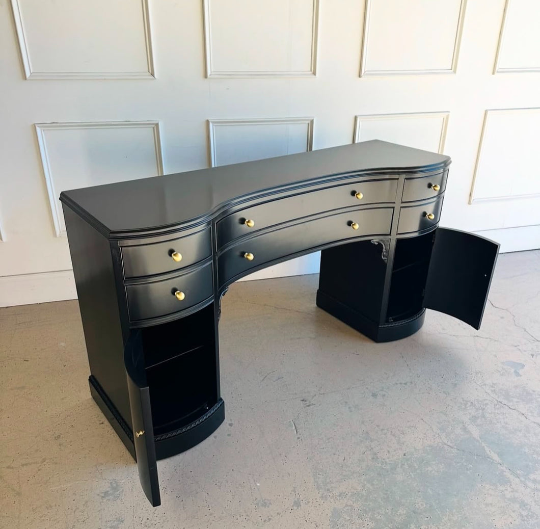Vintage Buffet Sideboard in Black