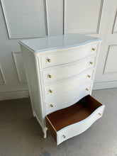 Load image into Gallery viewer, Vintage Drexel French Provincial Chest in Custom White
