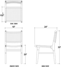Load image into Gallery viewer, Logan Teak Dining Chair
