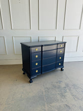 Load image into Gallery viewer, Kling Furniture Vintage Claw Foot Chest in Naval
