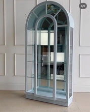 Load image into Gallery viewer, Arched Display Cabinet in Parma Gray
