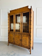 Load image into Gallery viewer, Dixie Faux Bamboo China Cabinet
