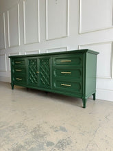 Load image into Gallery viewer, Thomasville Mid Century Credenza Dresser in Duck Green
