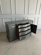 Load image into Gallery viewer, Vintage Greek Key Sideboard Server in Ashwood Moss
