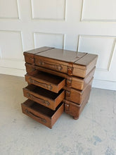 Load image into Gallery viewer, Stacked Leather Luggage Chest
