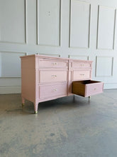 Load image into Gallery viewer, Drexel 6 Drawer Dresser in Custom Pink
