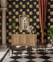 Load image into Gallery viewer, The Bramble Grosvenor Thrupence Coffee Table brings sculptural form and classic British-inspired detailing into a bold statement piece designed for sophisticated living spaces. Crafted from solid mahogany, the octagonal silhouette is framed by an architectural bamboo-inspired gallery rail that gives the table its distinctive presence and refined character. Good Bones Furniture
