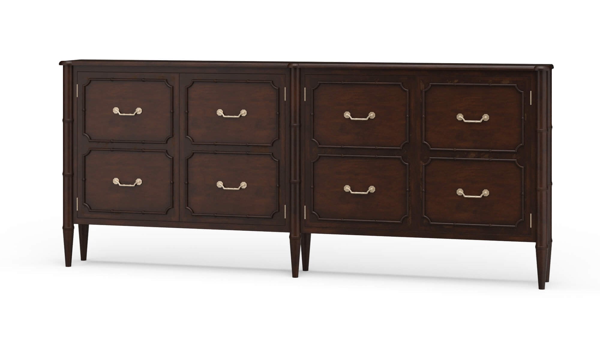 Chelsea Long Narrow 4 Door Sideboard – Good Bones Furniture