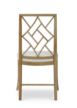 Load image into Gallery viewer, Bramble Farringdon dining chair in solid mahogany with a performance fabric seat and refined, modern proportions. Good Bones Furniture
