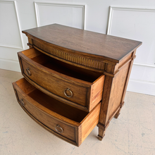 Load image into Gallery viewer, The Camelot Nightstand offers refined simplicity and everyday function, crafted from durable solid mango wood. With clean lines and a warm, lightly distressed finish, this piece delivers style and substance to any bedroom or living space. Good Bones Furniture
