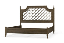 Load image into Gallery viewer, Crafted from solid mahogany, the Chelsea Bed brings classic faux bamboo design into a beautifully balanced, livable form Straw Wash finish.
