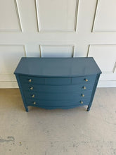 Load image into Gallery viewer, Vintage Dixie 4 Drawer Chest in Farrow &amp; Ball Hague Blue
