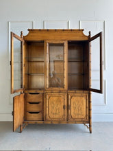 Load image into Gallery viewer, Dixie Faux Bamboo China Cabinet
