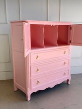 Load image into Gallery viewer, Vintage Armoire in Salmonberry
