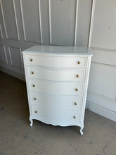 Load image into Gallery viewer, Vintage Drexel French Provincial Chest in Custom White
