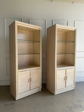 Load image into Gallery viewer, Vintage Pencil Reed Cabinets
