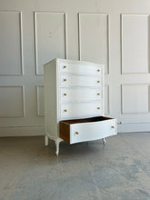 Load image into Gallery viewer, Vintage Drexel French Provincial Chest in Custom White
