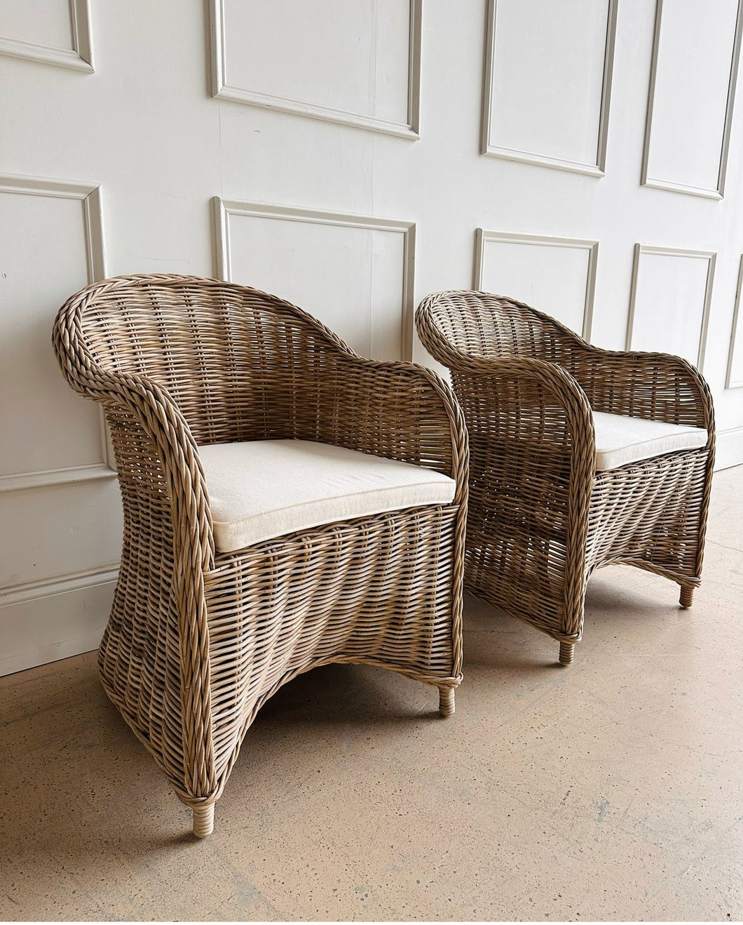 Riviera Chairs, pair