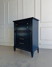 Load image into Gallery viewer, Dixie Vintage Mid Century Chest in Naval
