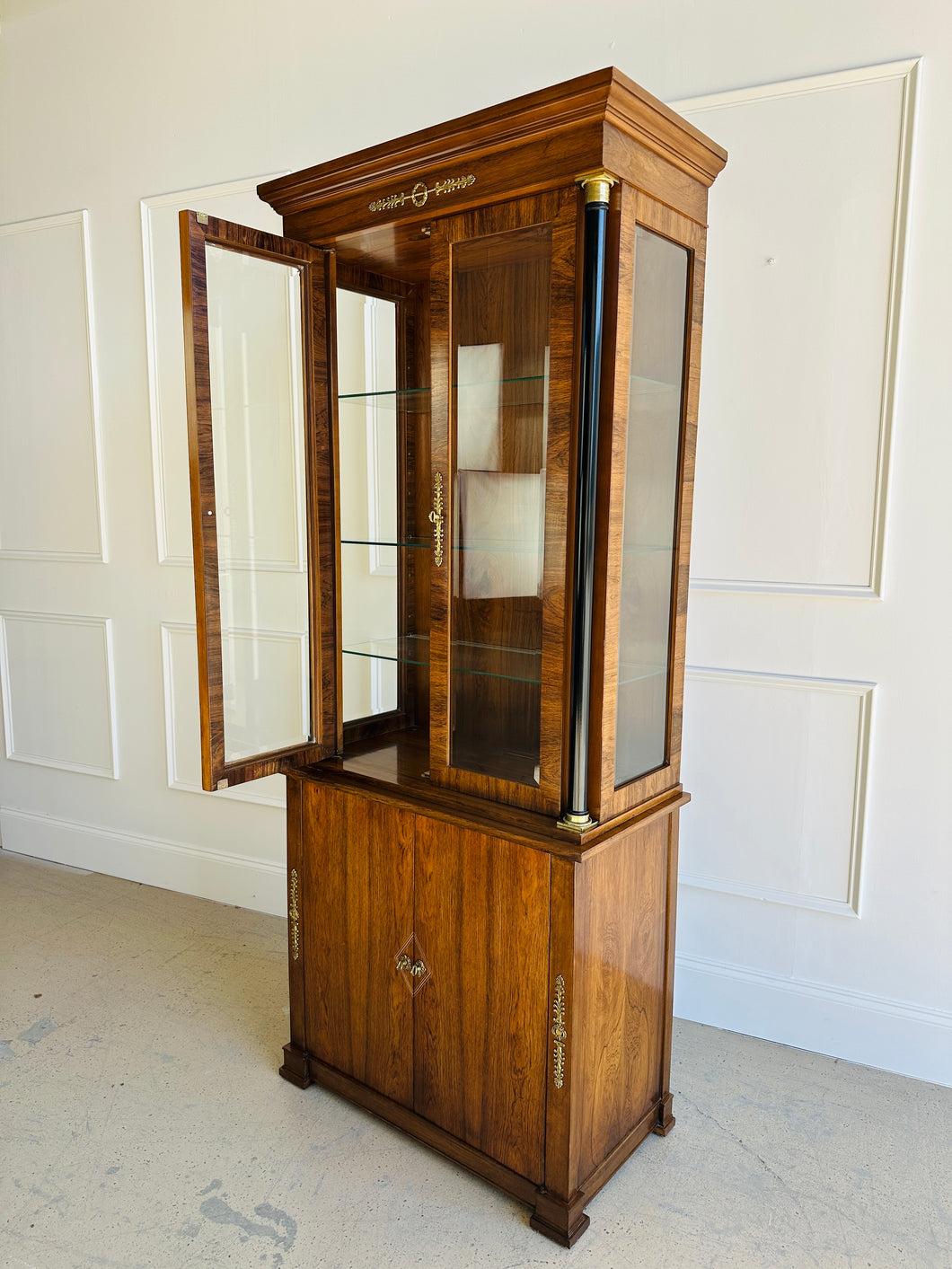 Vintage French Empire Tall Curios