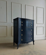 Load image into Gallery viewer, French Provincial 5 Drawer Chest in Custom Naval
